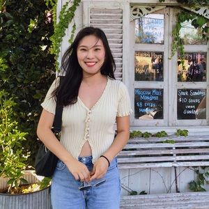 Verge Girl Button Top